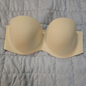Felina Cream Strapless Bra Intimates Collection Smooth 34C